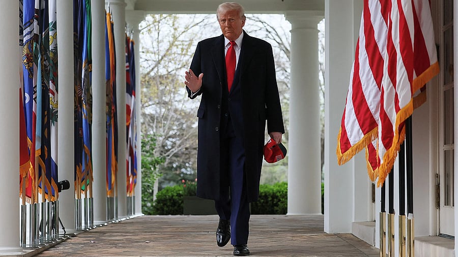 <div class="paragraphs"><p>U.S. President Donald Trump at the White House in Washington, D.C.</p></div>