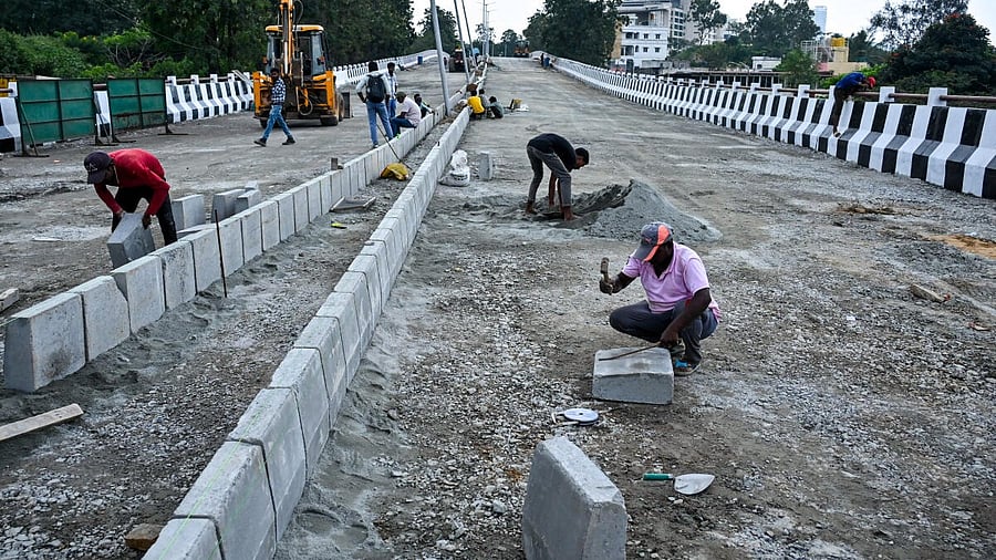 <div class="paragraphs"><p>Ongoing work at Hosakerehalli Flyover. (Image for representation)</p></div>