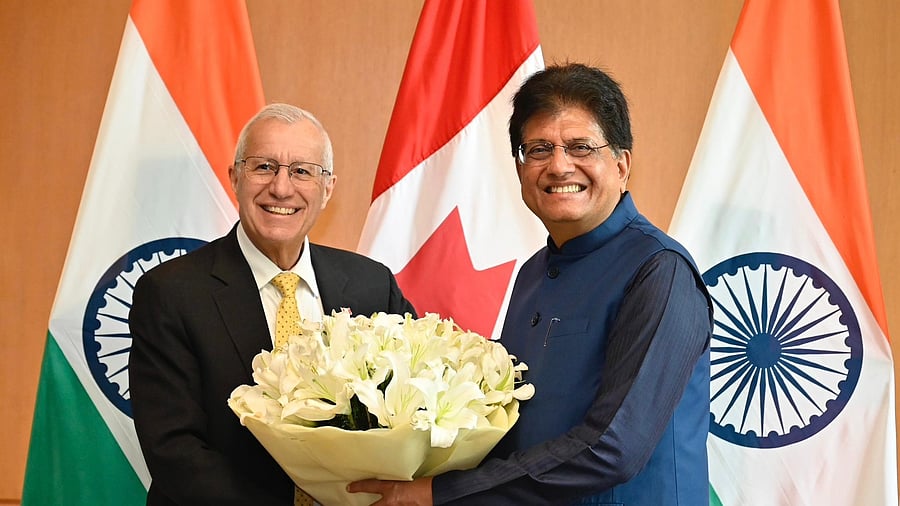<div class="paragraphs"><p>Commerce and Industry Minister Piyush Goyal and&nbsp;Victor Fedeli,&nbsp;Ontario's Minister of Economic Development, Job Creation &amp; Trade, Canada engaged in a constructive meeting  on Monday.</p></div>