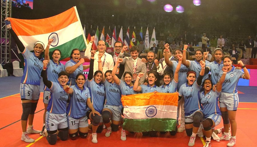 <div class="paragraphs"><p>India win Women's Kabbadi WC</p></div>