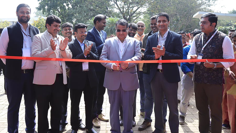 <div class="paragraphs"><p>KLE Technological University Vice-Chancellor Prakash Tewari inaugurates innovation exhibition at ICC Regional Meet-2025 in Hubballi on Tuesday. </p></div>