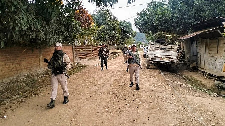<div class="paragraphs"><p>Police and security personnel in Manipur. Representative image.</p></div>