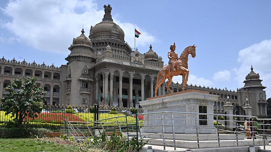 <div class="paragraphs"><p>Vidhana Soudhana, the seat of power in Karnataka. </p></div>