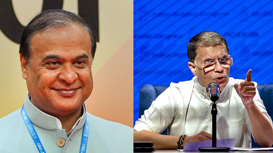 <div class="paragraphs"><p>Himanta Biswa Sarma (L) and Pawan Khera (R).</p></div>