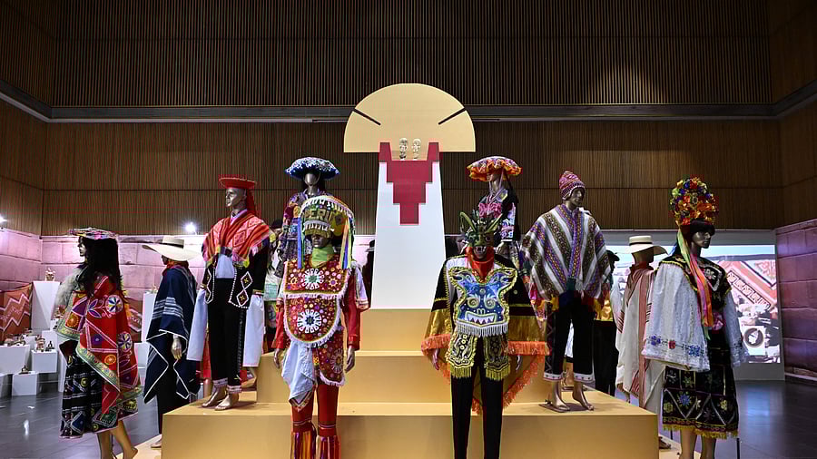 <div class="paragraphs"><p>Bihar Biennale 2025 Peru textiles through ancient cultures.</p></div>