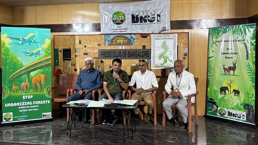 <div class="paragraphs"><p>Bannerghatta's wildlife under threat: Activists decry Eco-Sensitive Zone cuts, Satellite Town Ring Road flyover.</p></div>