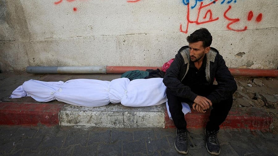 <div class="paragraphs"><p>FILE PHOTO: Funeral of Palestinians who, according to medics, were killed in overnight Israeli strikes, in Gaza City. Credit: Reuters</p></div>