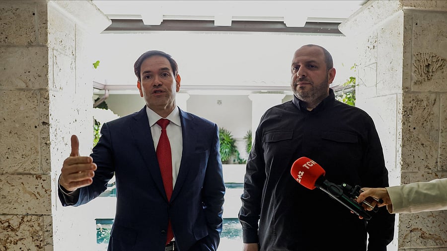 <div class="paragraphs"><p>U.S. Secretary of State Rubio, Special Envoy Witkoff, and Jared Kushner meet with a Ukrainian delegation in Hallandale Beach</p><p></p></div>