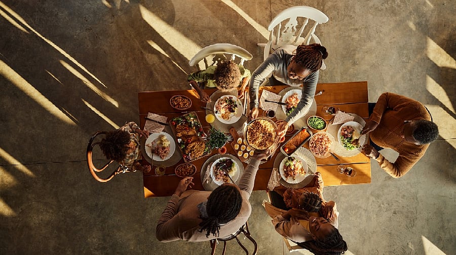 <div class="paragraphs"><p>Family around the dining table.</p><p></p><p>Photo fore representational purpose</p></div>