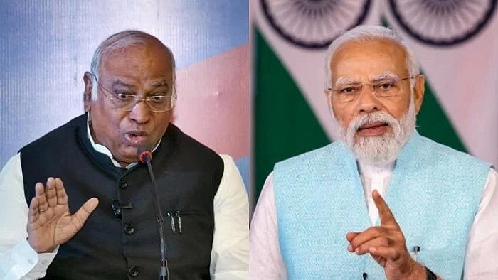 <div class="paragraphs"><p>Congress President Mallikarjun Kharge (L) and Prime Minister Narendra Modi.</p></div>
