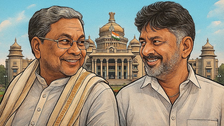 <div class="paragraphs"><p>After a breakfast meeting on&nbsp;November 29,&nbsp;Siddaramaiah and D K Shivakumar&nbsp;gave a message of unity and said there are 'no differences' between them.</p></div>