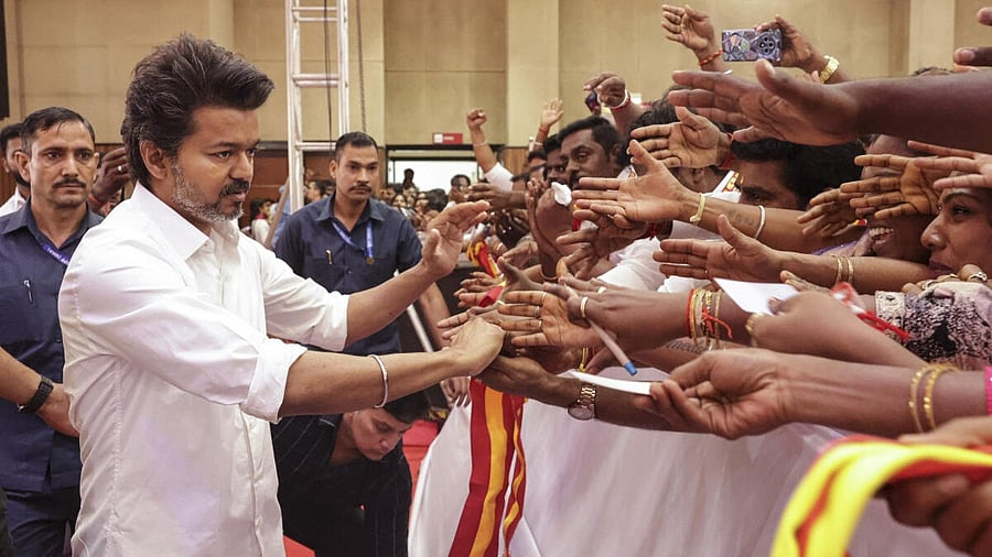 <div class="paragraphs"><p>Tamilaga Vettri Kazhagam (TVK) founder-chief Vijay.</p></div>