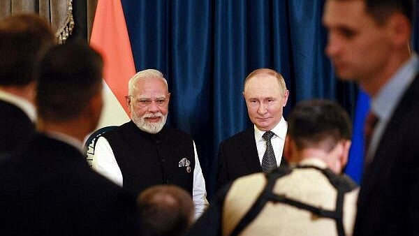 <div class="paragraphs"><p>Russian President Vladimir Putin and Indian Prime Minister Narendra Modi.</p></div>