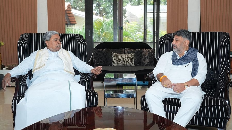 <div class="paragraphs"><p>Chief Minister Siddaramaiah with Deputy Chief Minister D K Shivakumar</p></div>
