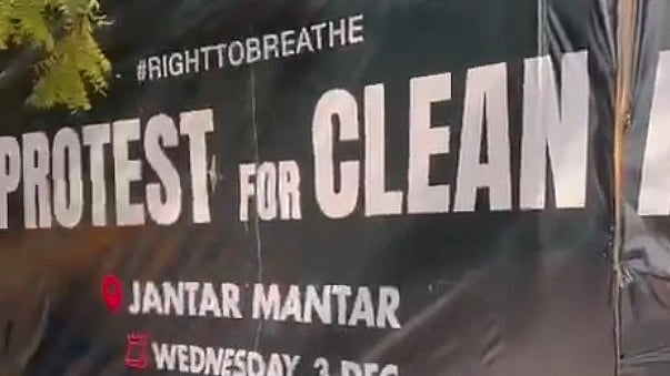 <div class="paragraphs"><p>A banner at Jantar Mantar.&nbsp;</p></div>