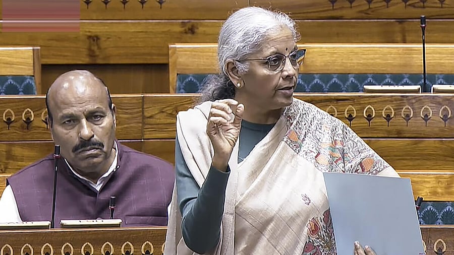 <div class="paragraphs"><p>Union Finance Minister Nirmala Sitharaman speaks in the Lok Sabha during the Winter session of Parliament.</p></div>