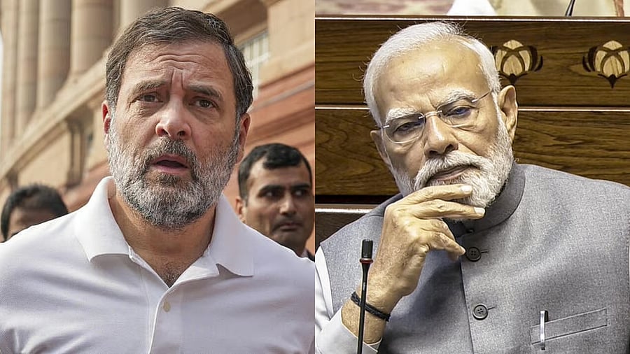 <div class="paragraphs"><p>Congress leader Rahul Gandhi (L) and Prime Minister Narendra Modi.</p></div>