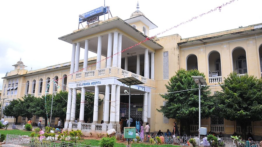 <div class="paragraphs"><p>Cheluvamba Hospital in Mysuru.</p><p></p></div>