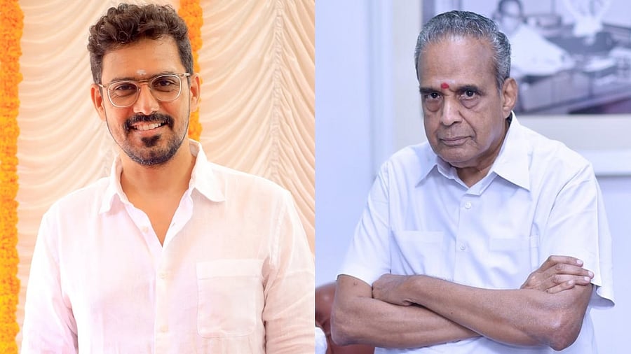 <div class="paragraphs"><p>A collage of producers SR Prabhu and AVM Saravanan.</p></div>