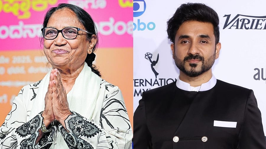 <div class="paragraphs"><p>From left:&nbsp;Banu Mushtaq, Vir Das</p></div>