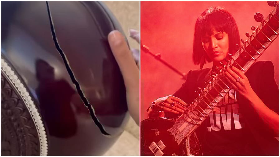 <div class="paragraphs"><p>Sitarist Anoushka Shankar shared a video on her Instagram to show the damage.</p></div>