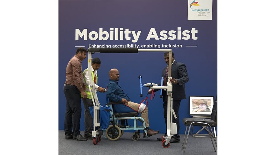 <div class="paragraphs"><p>The equipment enables easy boarding, deplaning, and terminal movement directly from the wheelchair. </p></div>