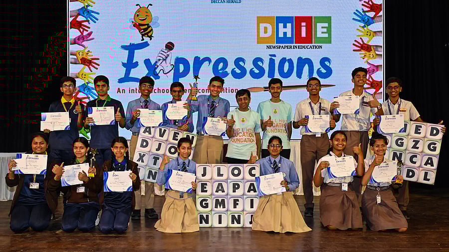 Winners of Word Winder in DHiE Expressions.