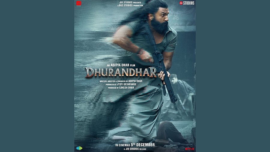 <div class="paragraphs"><p>Poster of the movie 'Dhurandhar'.</p></div>