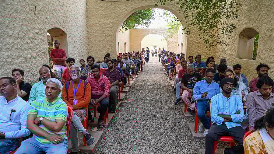 <div class="paragraphs"><p>A section of the audience on Day One of the&nbsp;Bangalore Literature Festival on Saturday. </p></div>