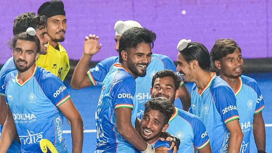Indians can't afford to lower their guard even for a moment against a strong Germany in a FIH Hockey Men's Junior World Cup semifinals in Chennai on Sunday. PTI  