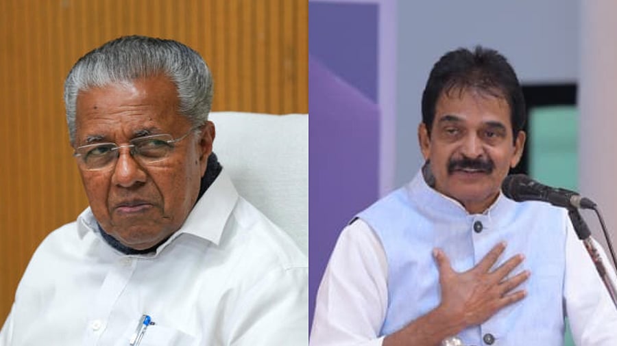 <div class="paragraphs"><p>Kerala Chief Minister Pinarayi Vijayan (L) and AICC General Secretary K C Venugopal.</p></div>