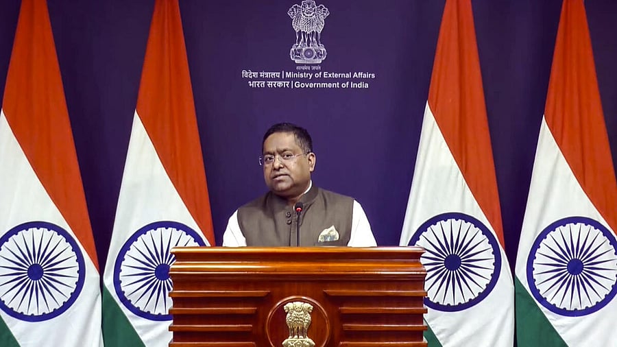 <div class="paragraphs"><p>External Affairs Ministry spokesperson Randhir Jaiswal.</p></div>