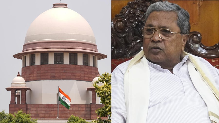 <div class="paragraphs"><p>Supreme Court of India and Siddaramaiah.</p></div>