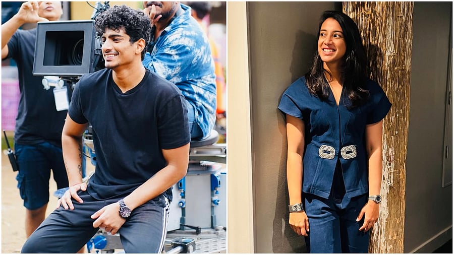 <div class="paragraphs"><p>Palash Muchhal (L), Smriti Mandhana.</p></div>