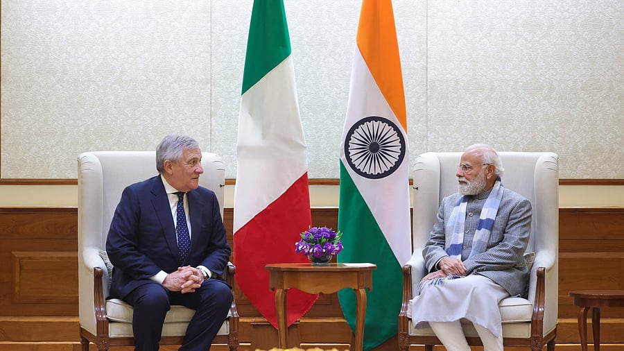 <div class="paragraphs"><p>PM Modi meets Italy's Deputy PM Antonio Tajani.</p></div>