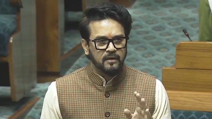 <div class="paragraphs"><p>BJP MP Anurag Thakur speaking in the Parliament.</p></div>