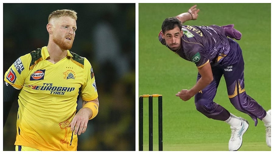 <div class="paragraphs"><p>Ben Stokes (L) and Mitchell Starc</p></div>