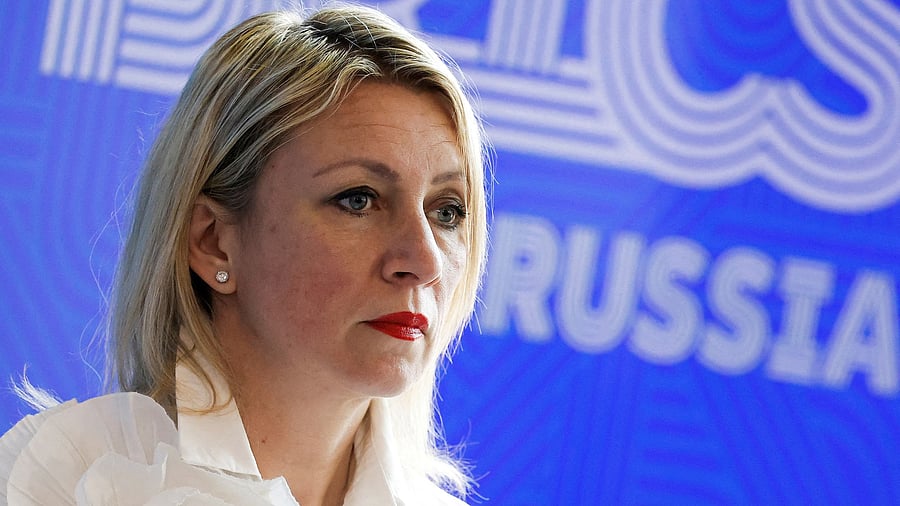 <div class="paragraphs"><p>Spokeswoman of Russian Foreign Ministry Maria Zakharova.</p></div>