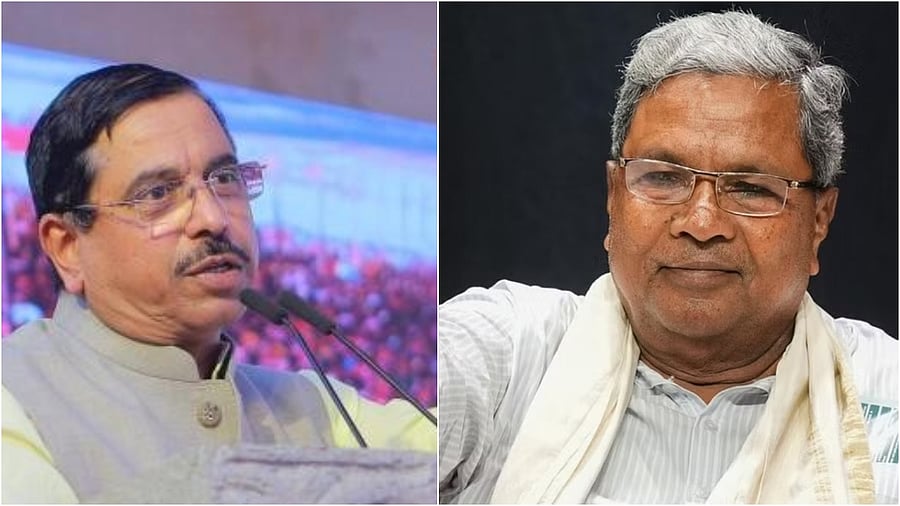 <div class="paragraphs"><p>Pralhad Joshi(L), Karnataka CM Siddaramaiah</p></div>