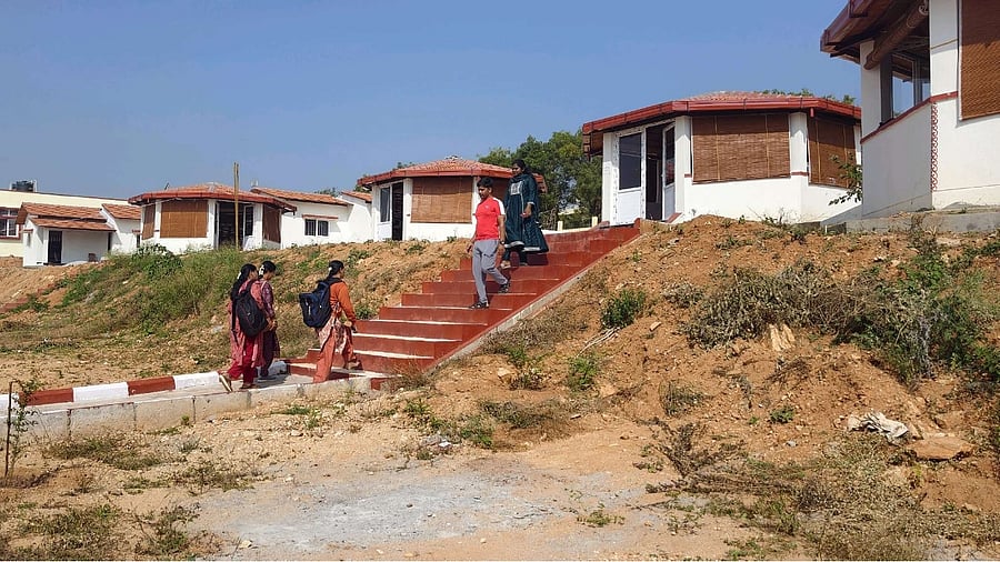 <div class="paragraphs"><p>Classrooms and cottages on the second campus of Karnataka State Dr Gangubai Hangal (KSGH) Music and Performing Arts University at Nadanahalli, in Mysuru.</p></div>