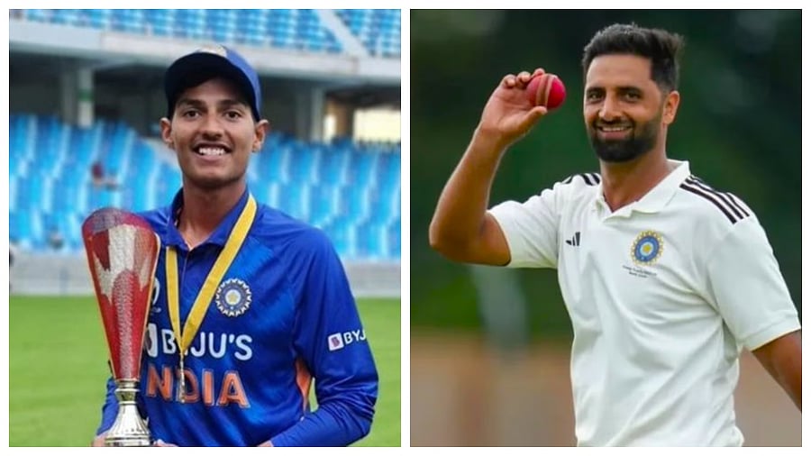 <div class="paragraphs"><p>Yash Dhull (L) and Auqib Nabi Dar</p></div>