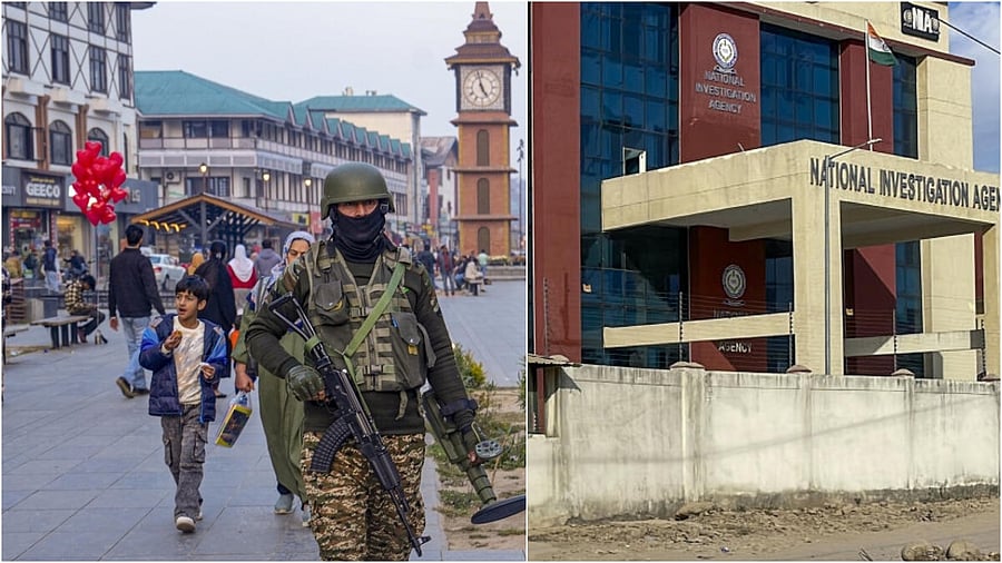 <div class="paragraphs"><p>File image of armymen in J&K(L), NIA team arrives to present a charge sheet in Pahalgam terror attack case before a NIA special court, in Jammu. </p></div>