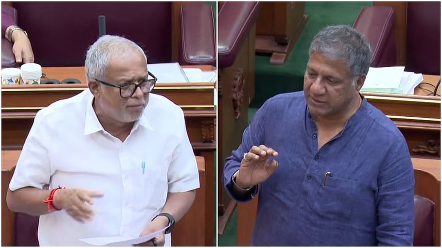 <div class="paragraphs"><p>S Suresh Kumar (L), Arvind Bellad.</p></div>