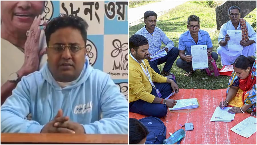 <div class="paragraphs"><p>TMC councillor Surya Dey (L), SIR in Bengal.</p></div>