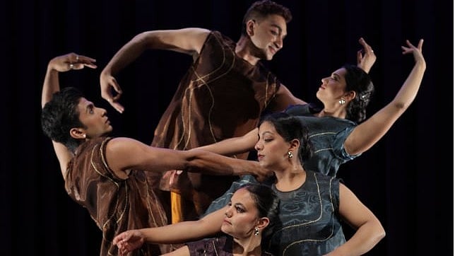 The show brings together dance, drama and AI.