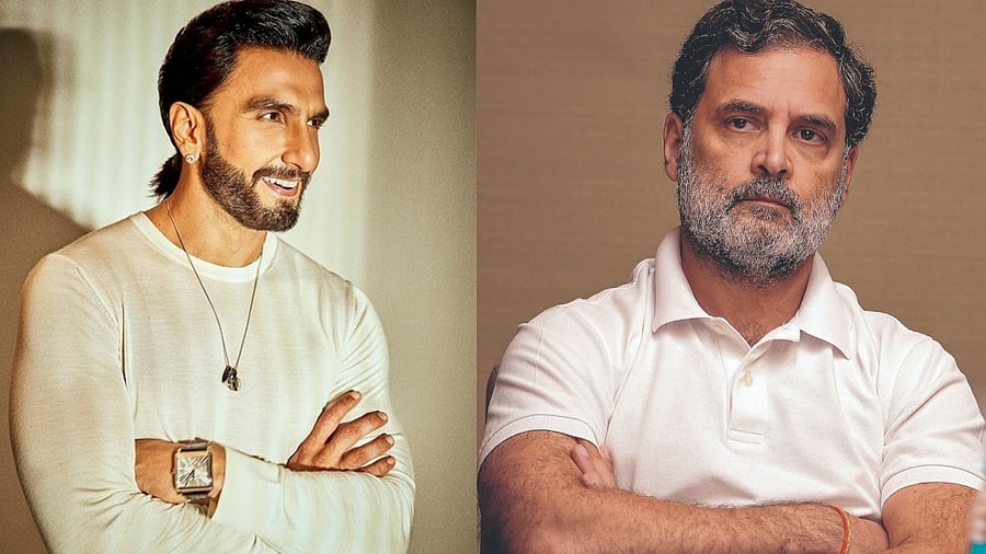 <div class="paragraphs"><p>A collage of Ranveer Singh and Rahul Gandhi.</p></div>