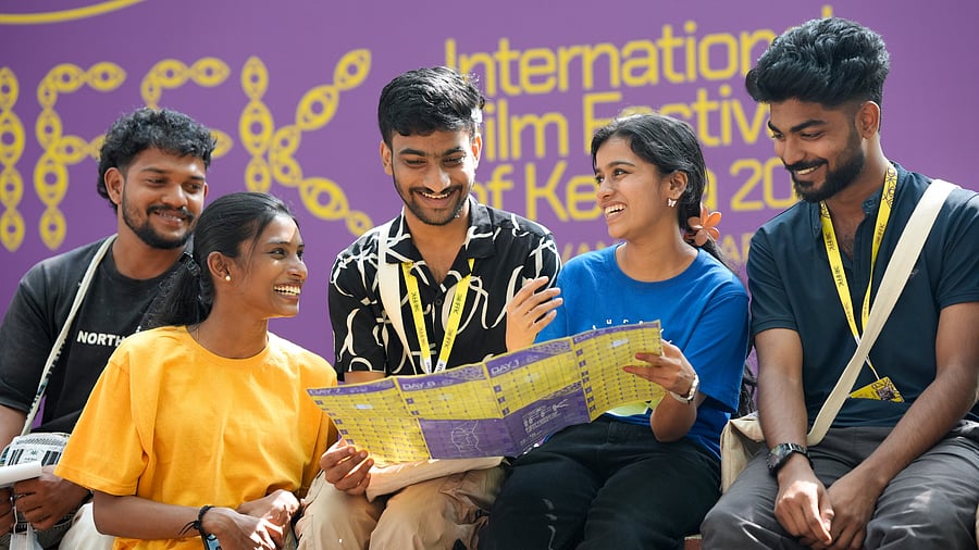<div class="paragraphs"><p>Delegates at IFFK soaking in the festival vibes. </p></div>