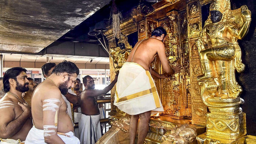 <div class="paragraphs"><p>Sabarimala Sree Dharma Sastha Temple (File photo for representational purpose)</p></div>