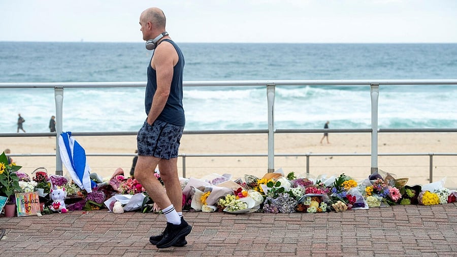 <div class="paragraphs"><p>Aftermath of a shooting incident on a Jewish holiday celebration at Bondi Beach in Sydney.</p></div>
