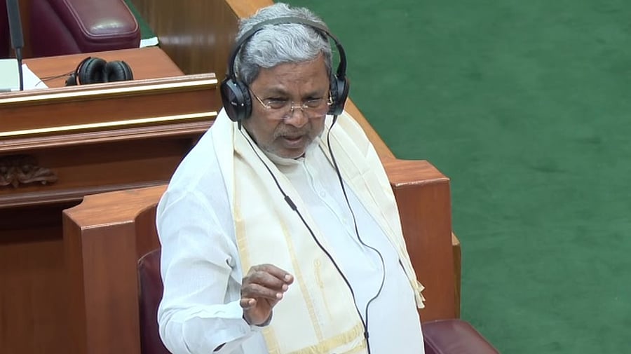 <div class="paragraphs"><p>Chief Minister Siddaramaiah speaking in the Legislative Assembly on Friday. </p></div>